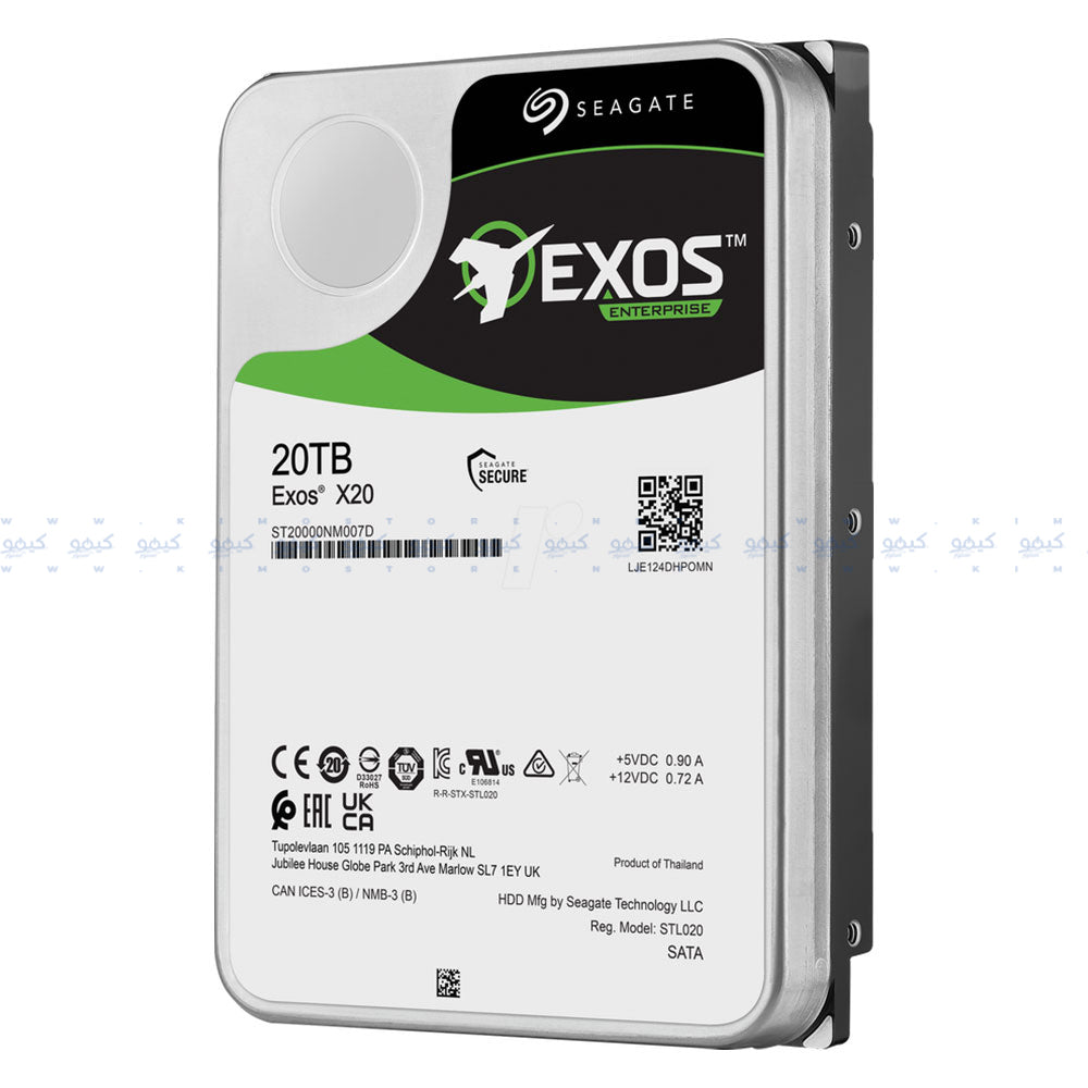 هارد درايف داخلي سيجيت 20 تيرابايت 3.5 بوصة Exos X20 Enterprise 