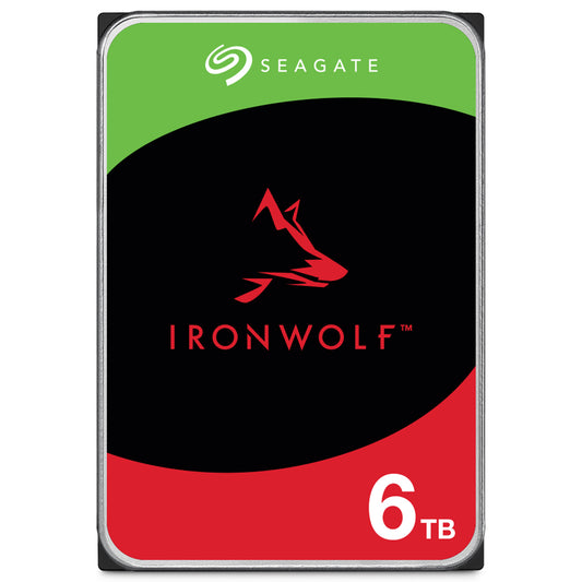 Seagate Ironwolf NAS 6TB 3.5 Inch Server Internal Hard Drive