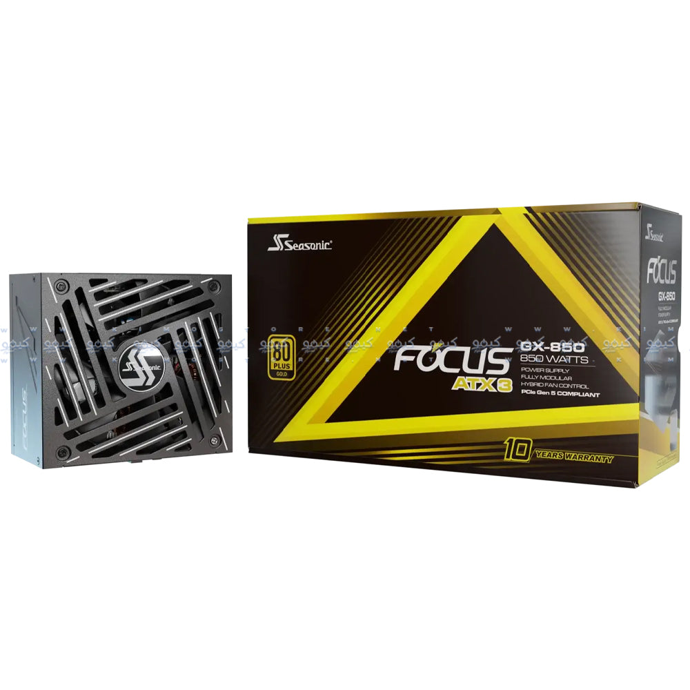 باور سبلاي سي سونيك 80 بلس ذهبي 850 وات FOCUS GX-850