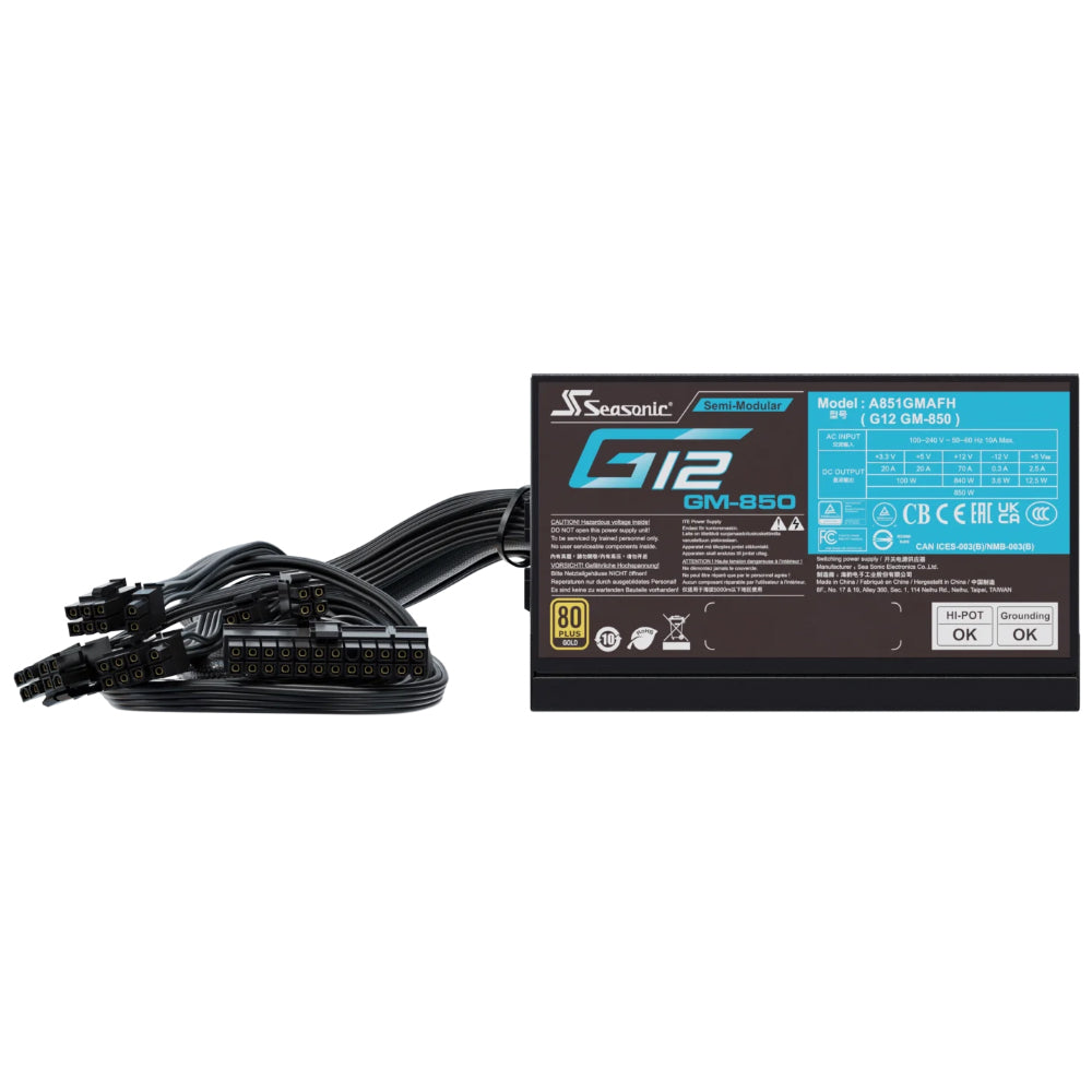 Seasonic G12 GM-850 850W 80 PLUS Gold Certified Power Supply