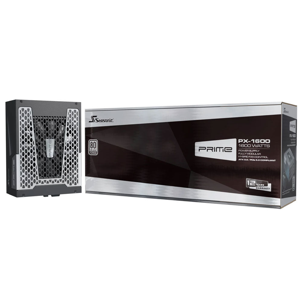Seasonic PRIME PX-1600 1600W 80 PLUS Platinum Certified Power Supply