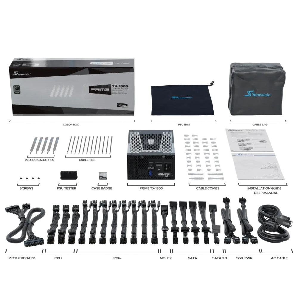 Seasonic PRIME TX-1300 1300W 80 PLUS Titanium Certified Power Supply