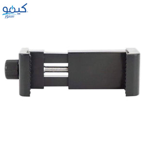 مشبك موبايل لسيلفي ستيك وحامل ثلاثي القوائم بلاستيك بقفل