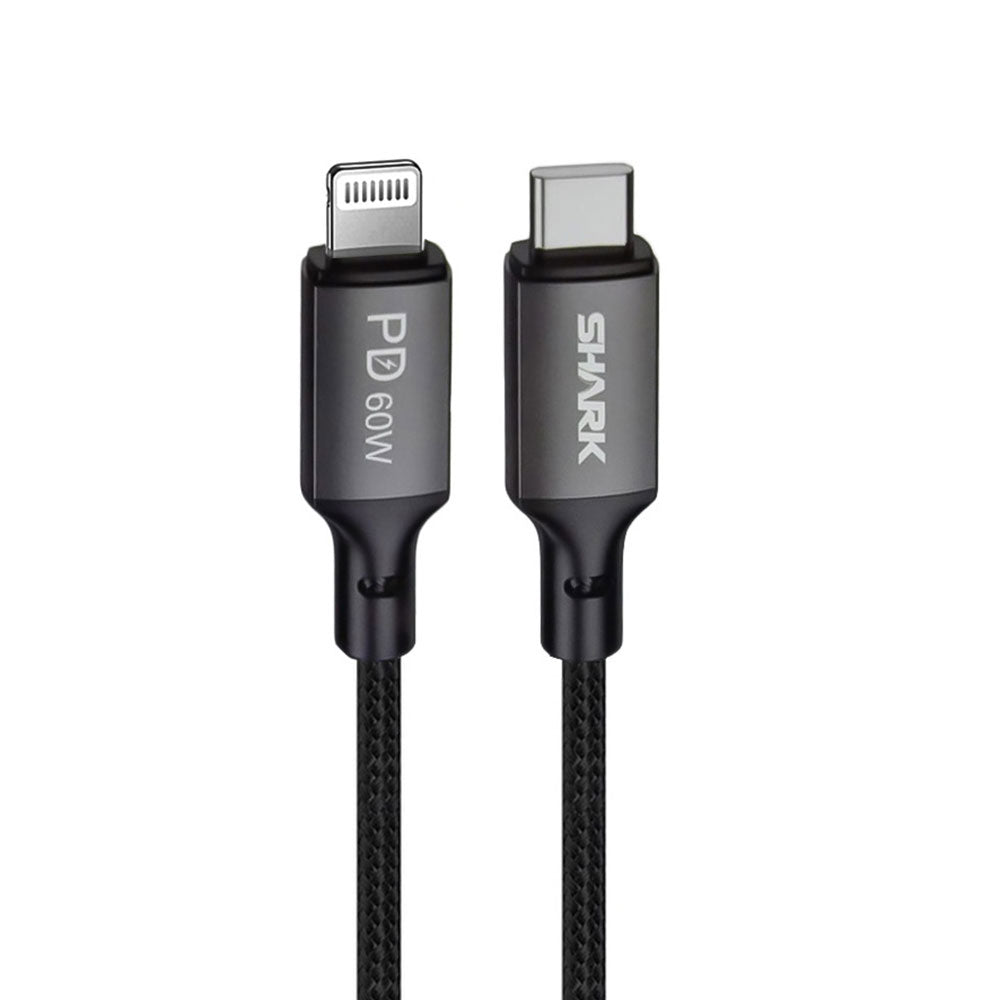 Shark SH-105 PD Type-C To Lightning Cable 60W Fast Charging 1m