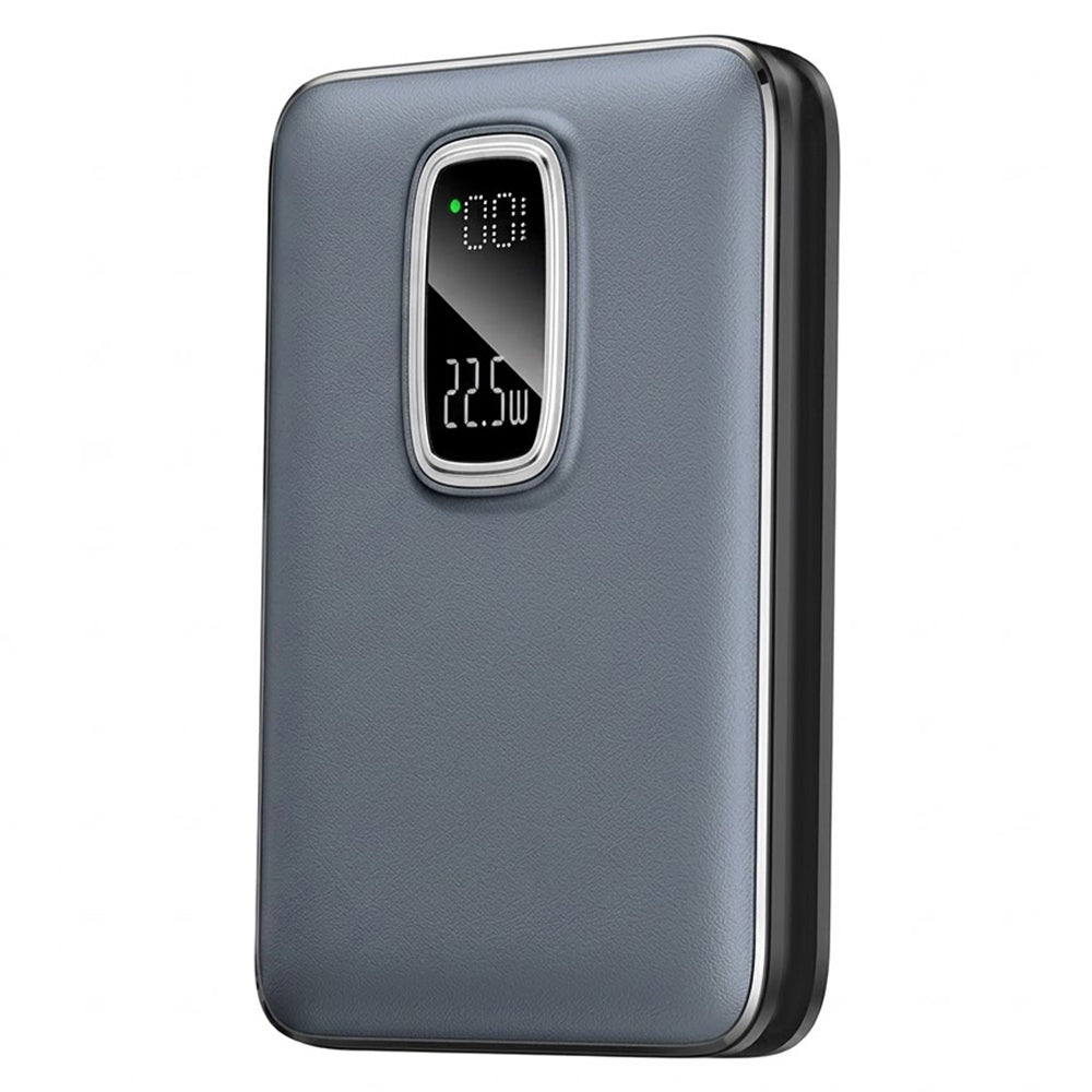 باور بانك شارك بمنفذ يو اس بي + تايب سي 22.5 وات 10000 مللي أمبير شحن سريع 3 كابلات مدمجين SH-400 - ازرق
