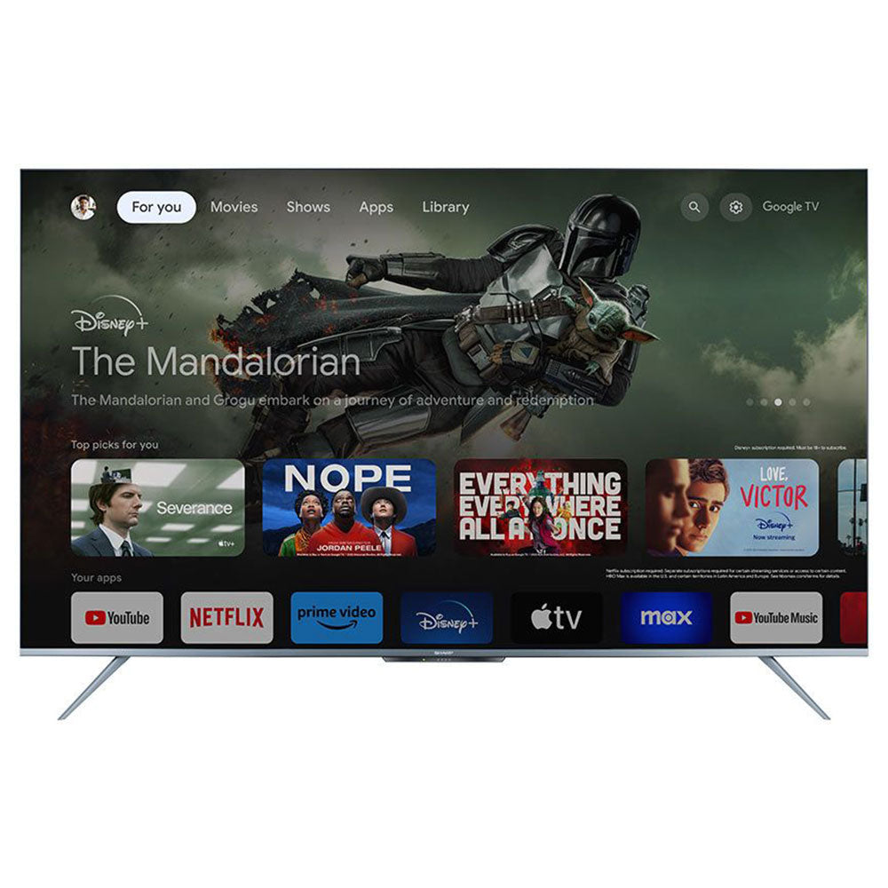 Sharp 4T-C50FL6EX 50 Inch LED 4K Frameless Smart TV