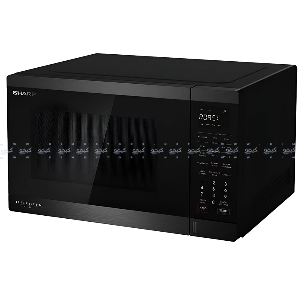 ميكروويف شارب 34 لتر 1100 وات مع شواية R-340GRI-BS2 - اسود