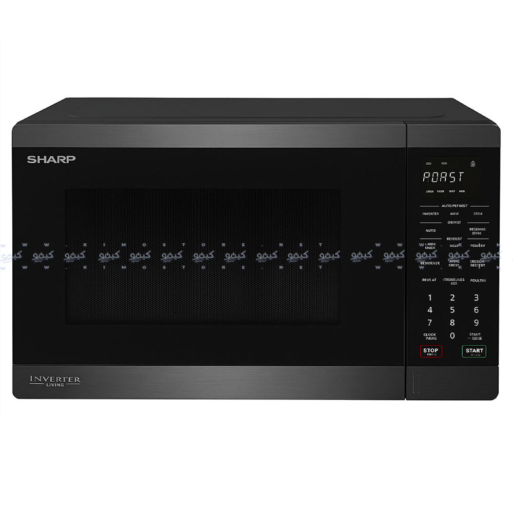 ميكروويف شارب 34 لتر 1100 وات مع شواية R-340GRI-BS2 - اسود