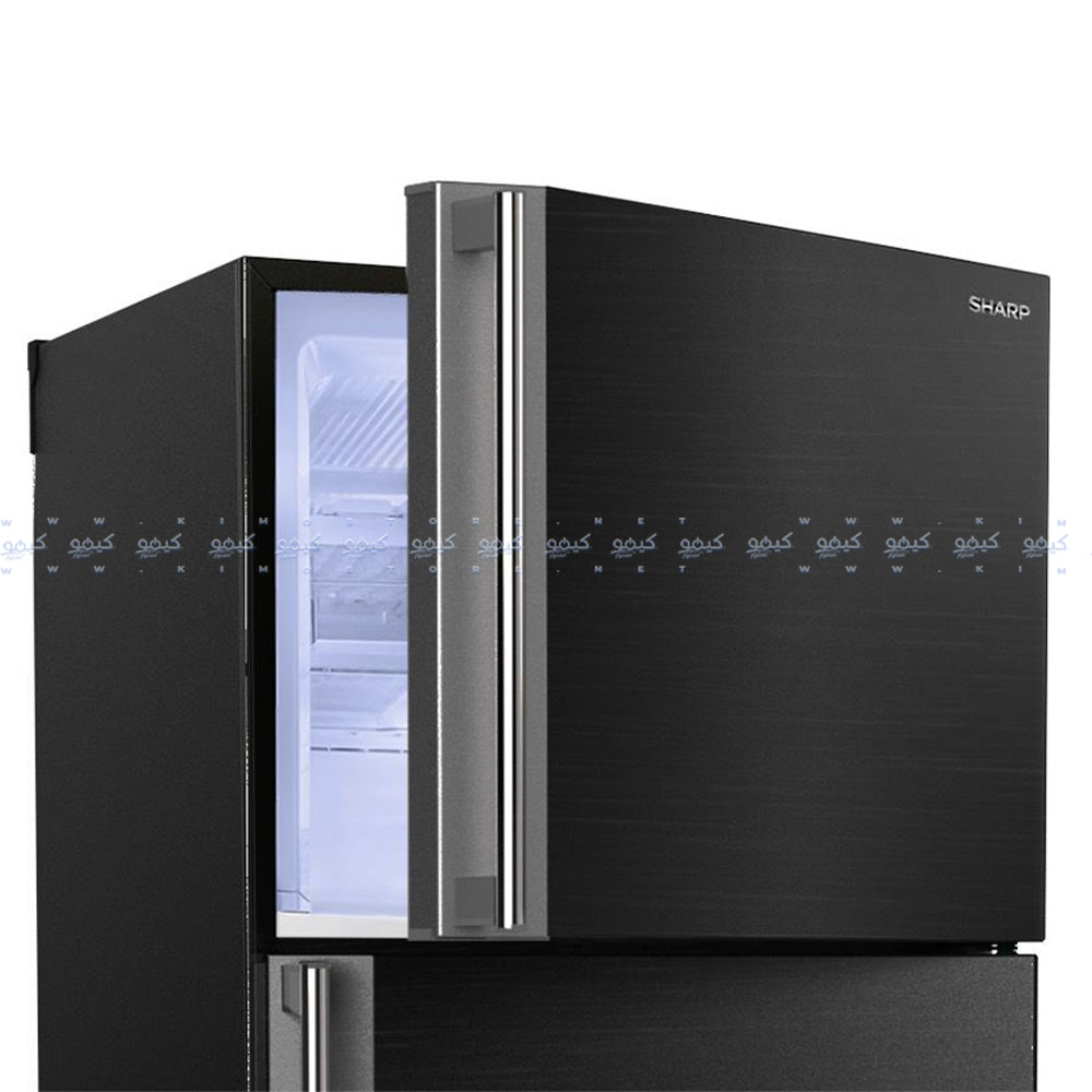 ثلاجة شارب نوفروست 2 باب 450 لتر SJ-58C(BK) - اسود