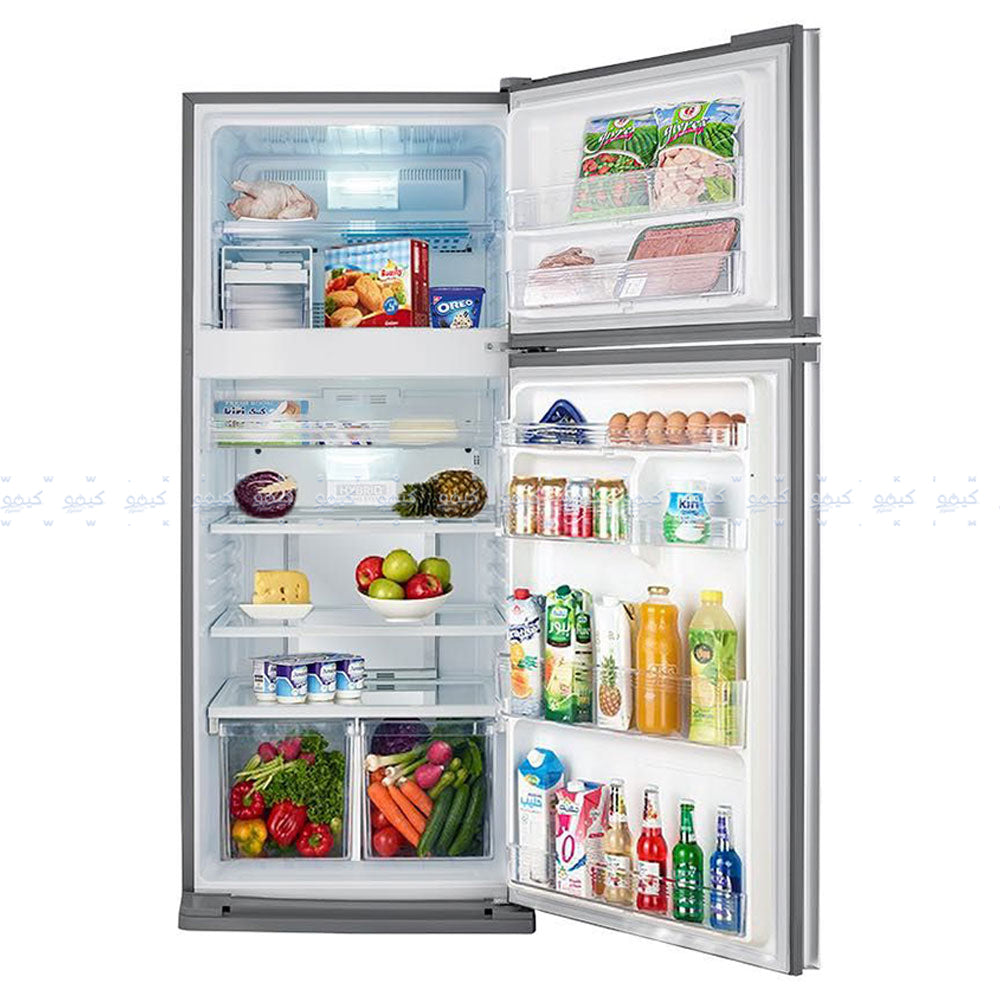 Sharp Refrigerator SJ-GV58G-SL No Frost 450L 2 Doors - Silver