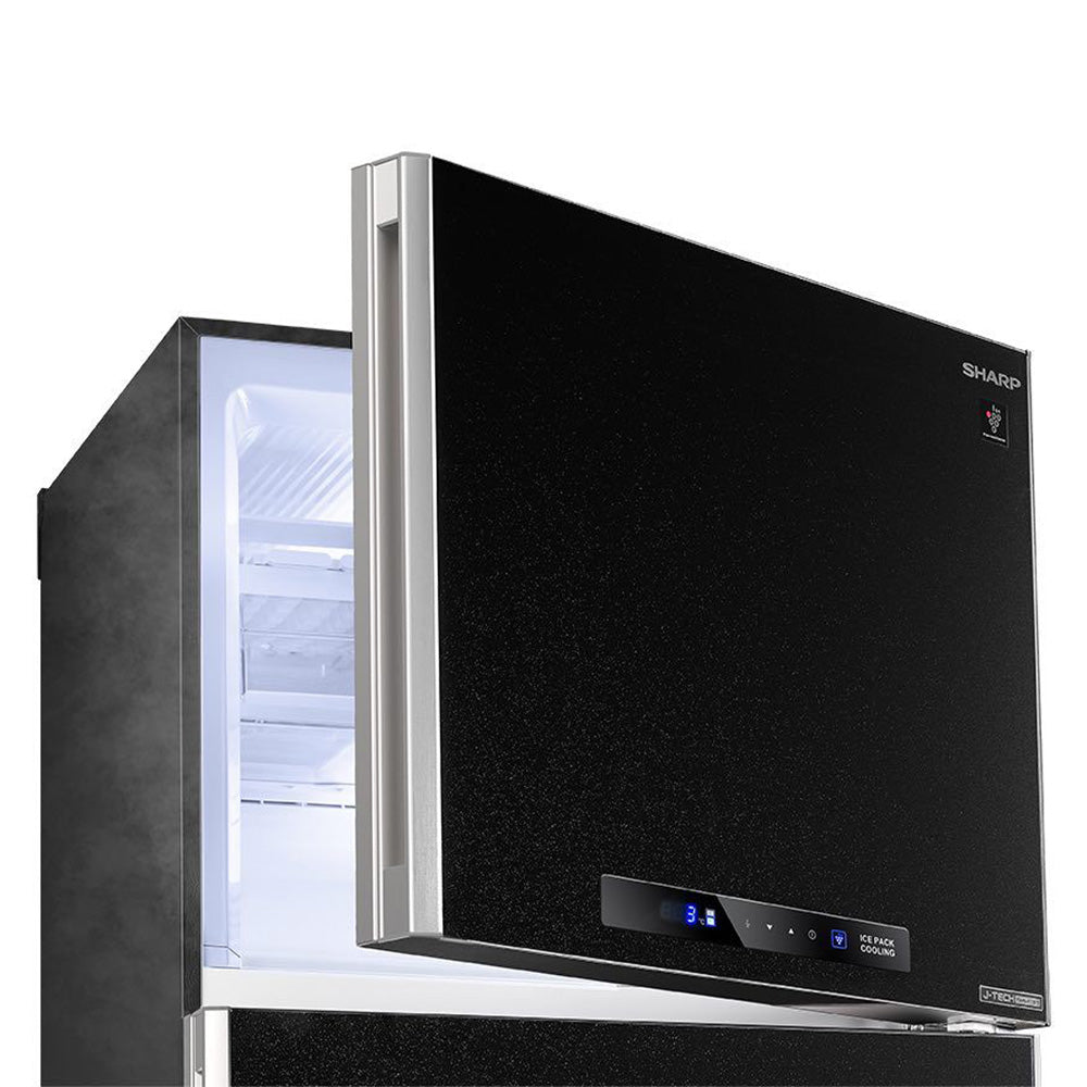 Sharp Refrigerator SJ-PV58G-BK Inverter Digital No Frost 450L 2 Doors - Black