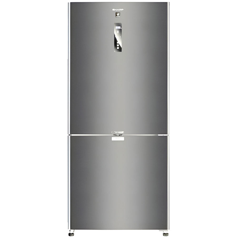 Sharp Refrigerator SJ-PV73K-DST Inverter Digital No Frost 558L 2 Doors - Dark Stainless