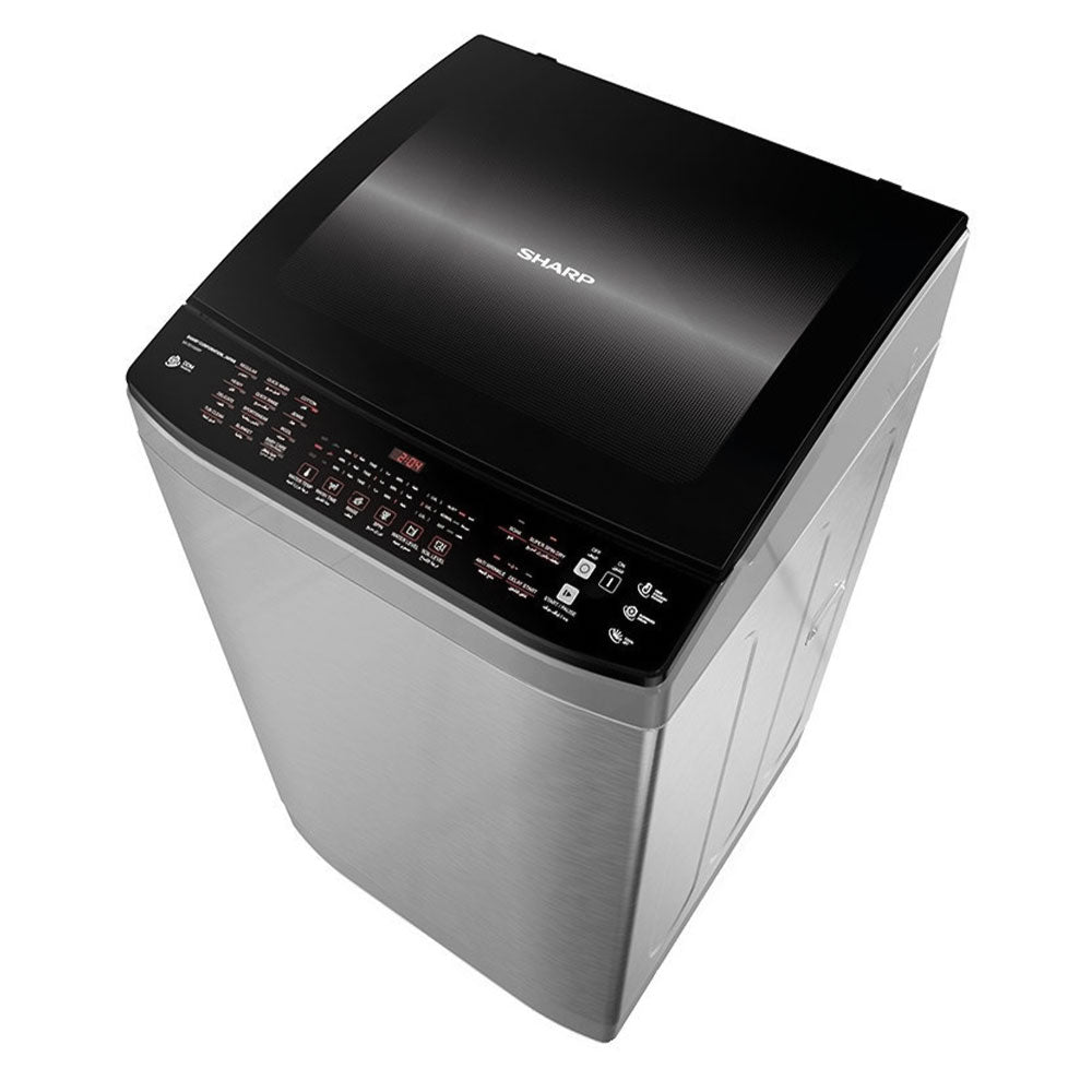 Sharp Top Load Fully Automatic Washing Machine DDM Inverter Pump ES-TD11GSSP 11Kg -  Stainless Steel