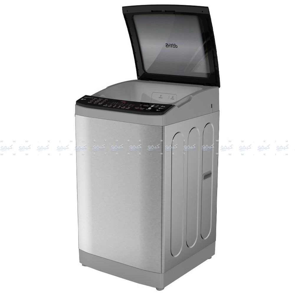 غسالة ملابس شارب اوتوماتيك تحميل علوي 11 كجم ES-TD11GSSP - ستانلس ستيل