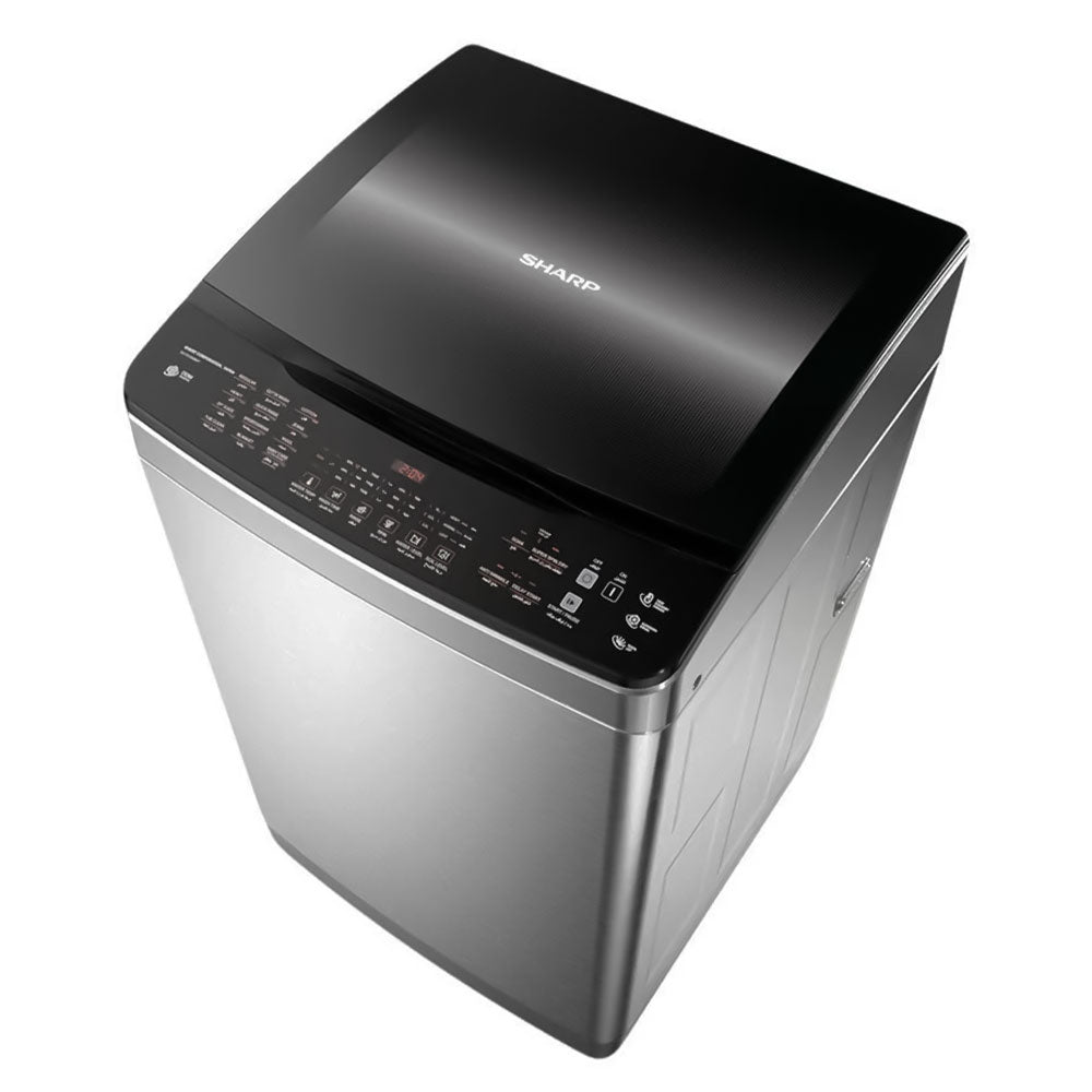 Sharp Top Load Fully Automatic Washing Machine DDM Inverter Pump ES-TD15GSSP 15Kg -  Stainless Steel