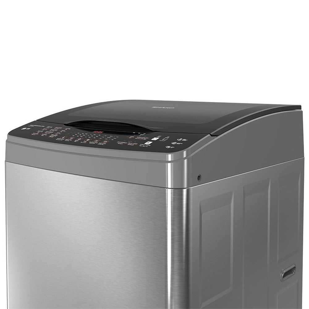 Sharp Top Load Fully Automatic Washing Machine DDM Inverter Pump ES-TD15GSSP 15Kg - Stainless Steel