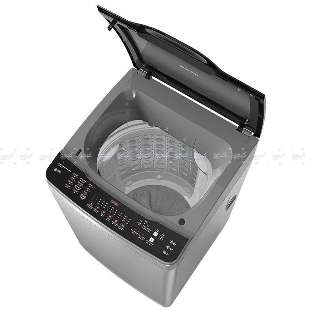 غسالة ملابس شارب اوتوماتيك تحميل علوي 15 كجم DDM انفرتر بطلمبة ES-TD15GSSP - ستانلس ستيل