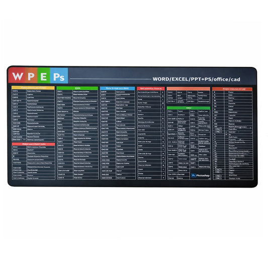 ماوس باد مفاتيح اختصار 400x900 ملم