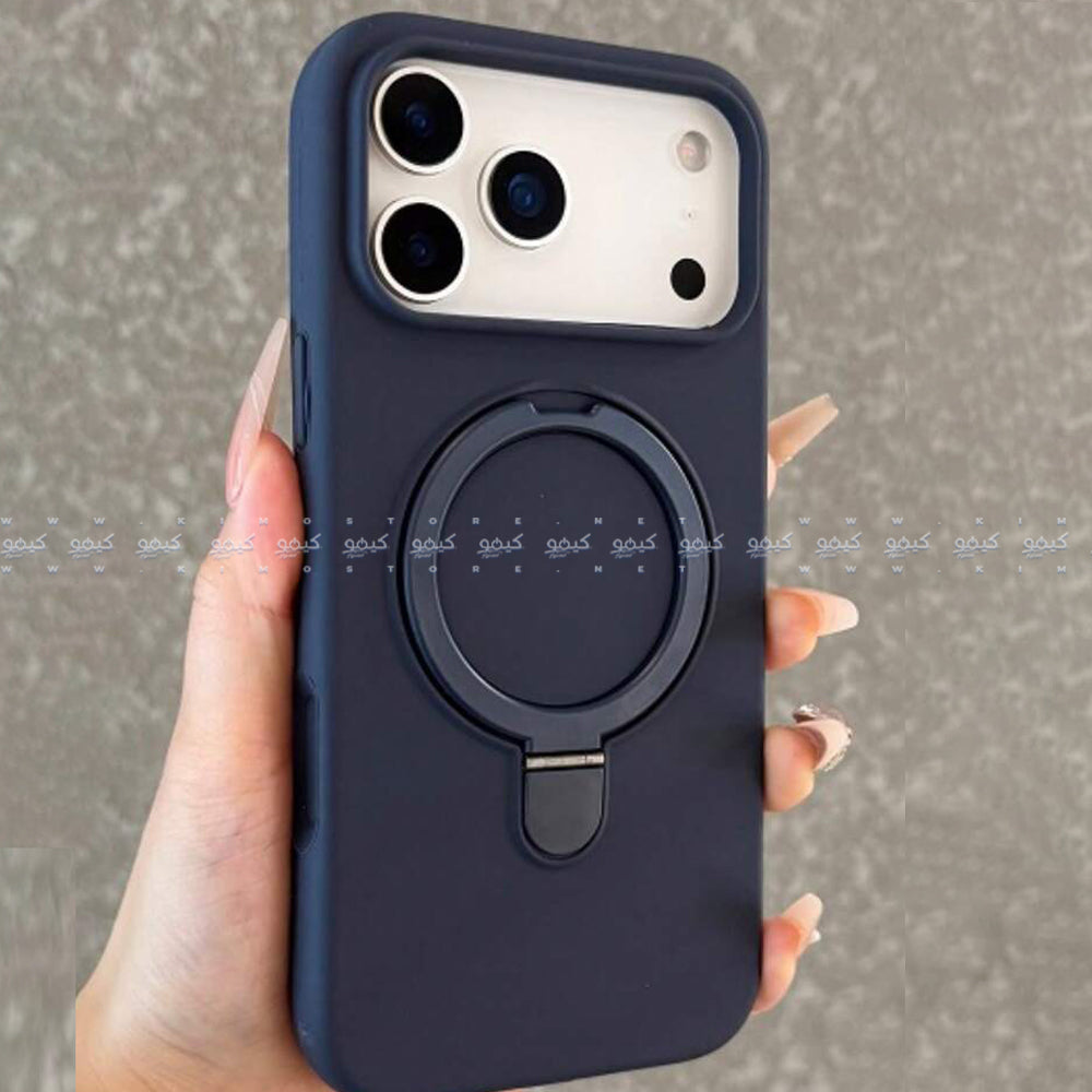 Silicon Cover With Stand iPhone 17 Pro Max