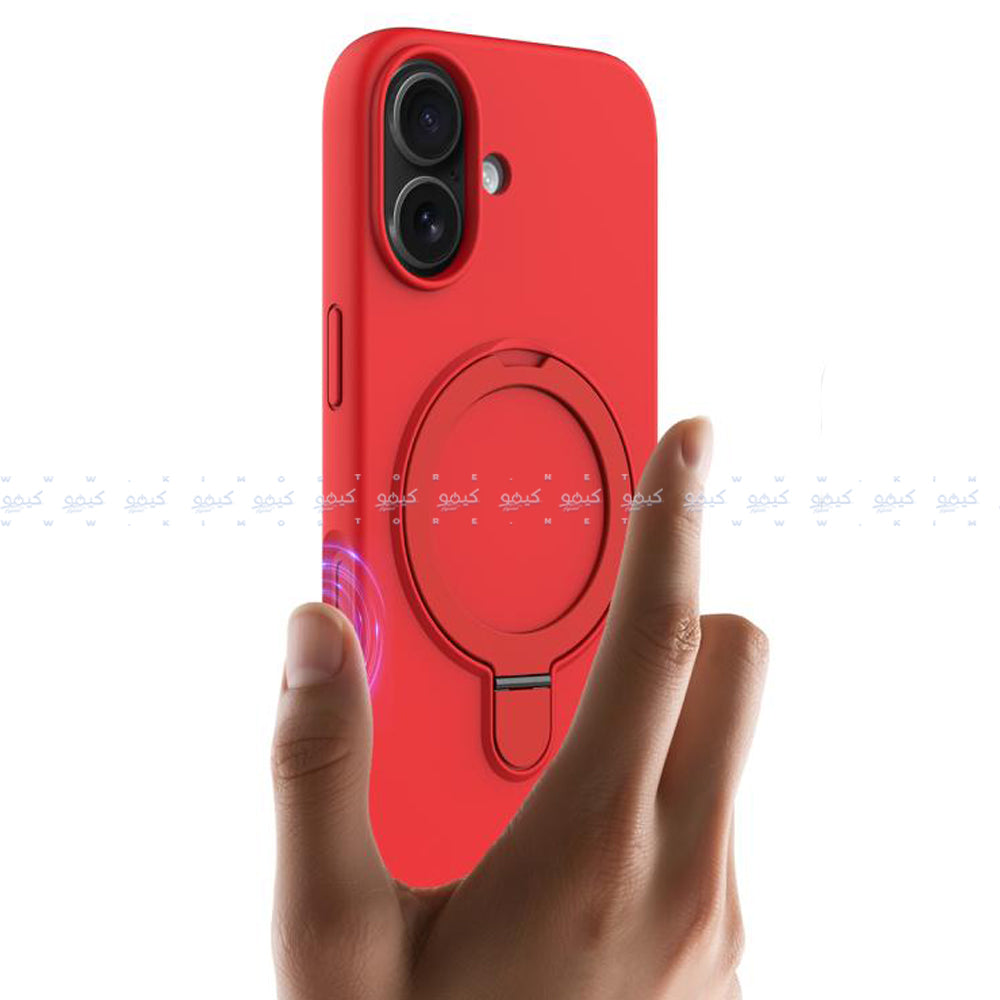 Silicon Cover With Stand iPhone 17