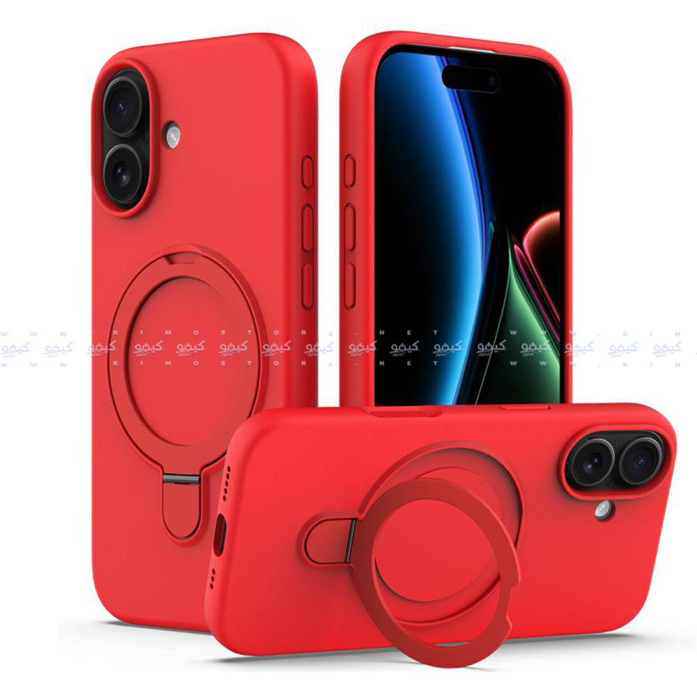 Silicon Cover With Stand iPhone 17