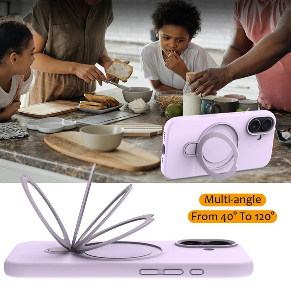 Silicon Cover With Stand iPhone 17