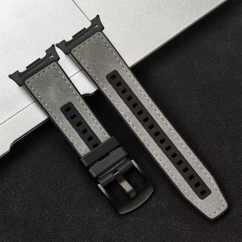 Silicone Leather Watch Strap (22mm-42mm-44mm-45mm-49mm)