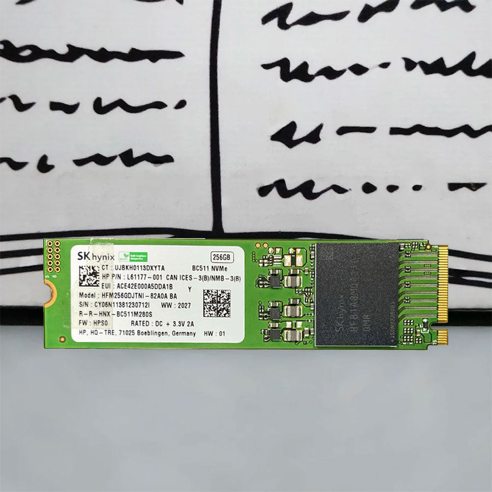 Sk Hynix BC511 256GB NVMe PCIe M.2 SSD (Original Used)