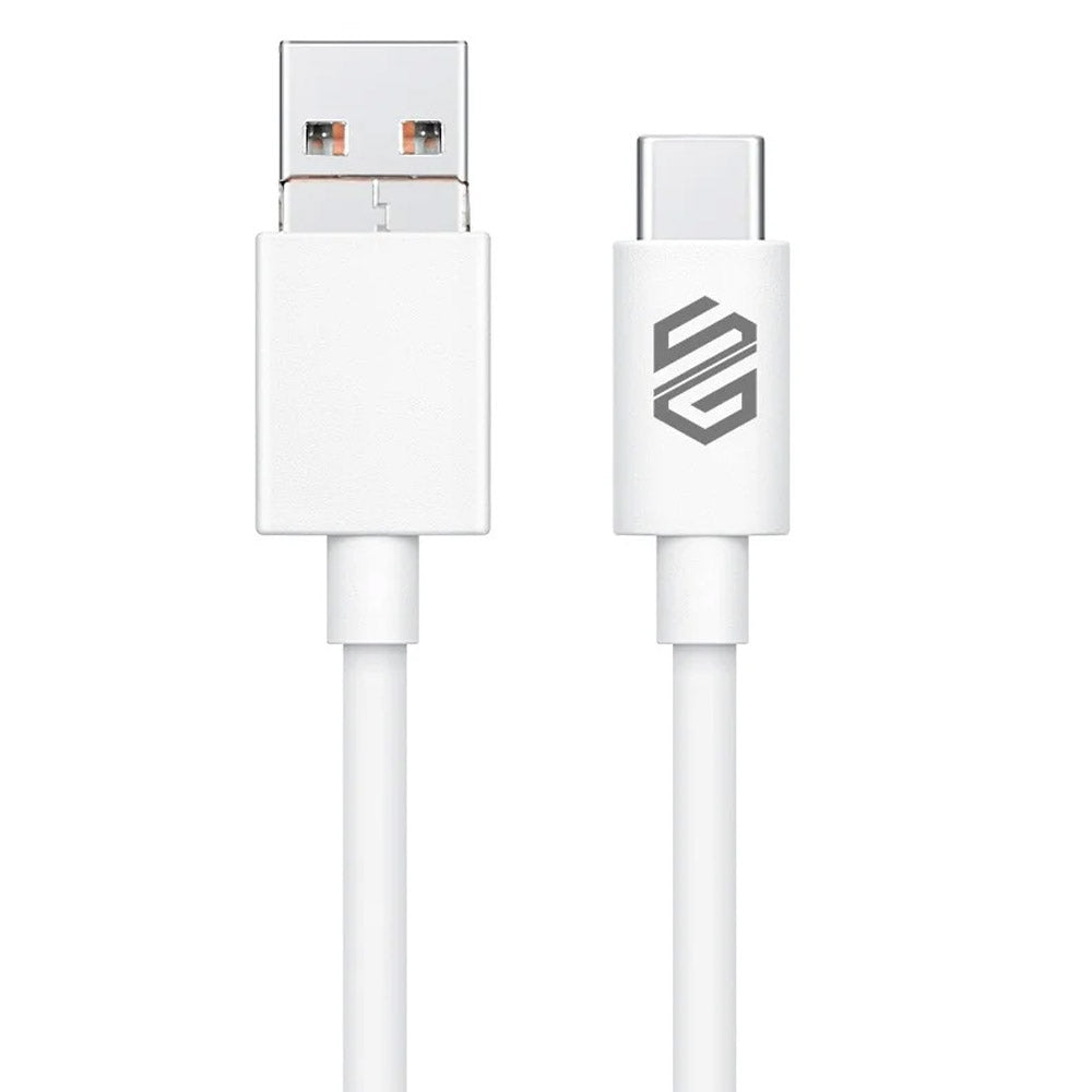 Smart Gate SGCA-PACC100W USB + Type-C To Type-C 2in1 Cable 60W Fast Charging 1m - White