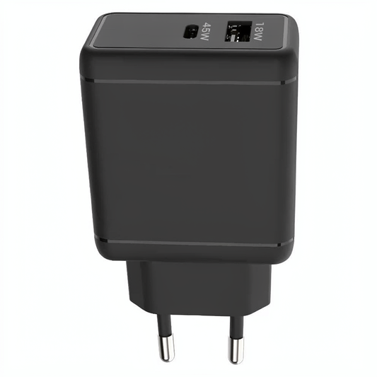 Smart Gate SGCH-45CAGaNB Wall Charger USB + PD Type-C 45W Fast Charging - Black