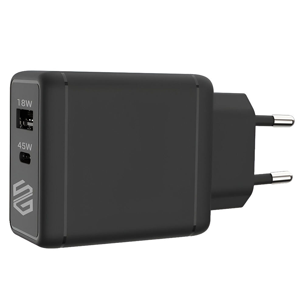 Smart Gate SGH-45CAGANB Wall Charger USB + PD Type-C 45W Fast Charging - Black