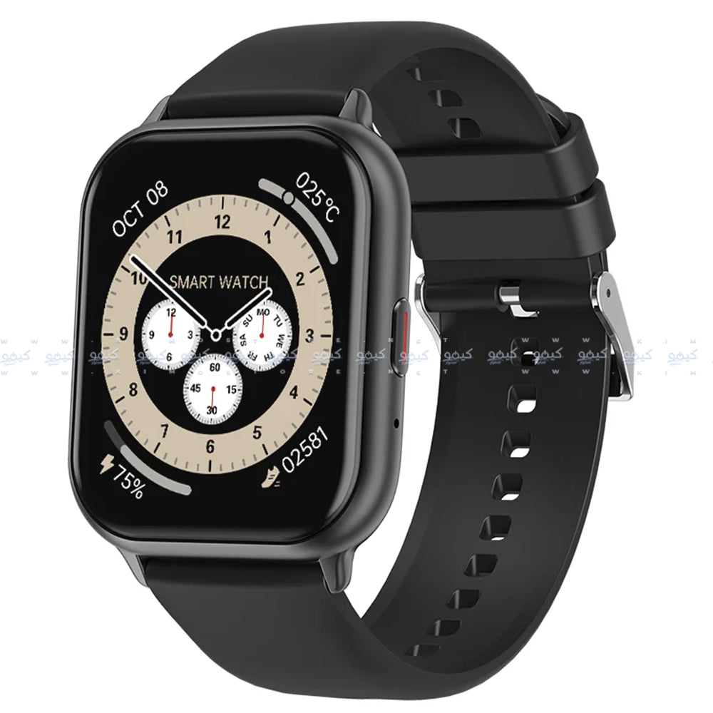 Smart Gate SGW-S Smart Watch (36mm) Black Case With Black Silicone Strap