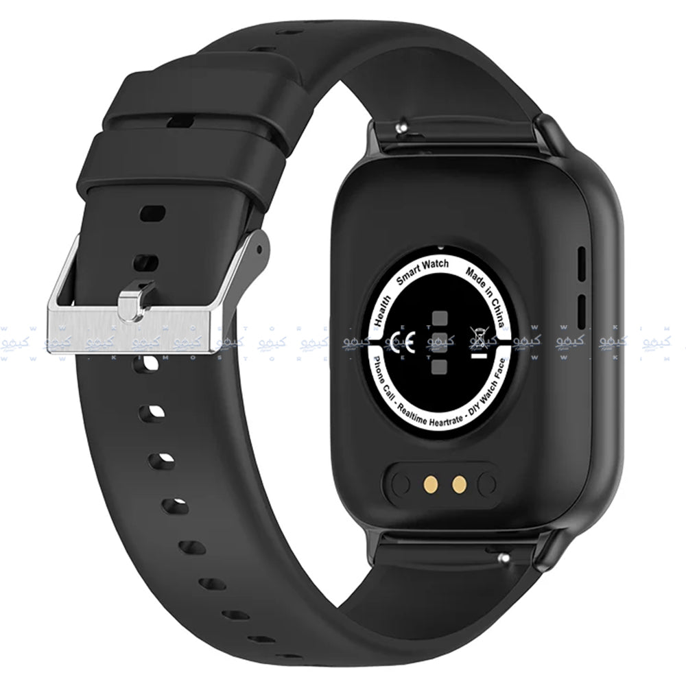 Smart Gate SGW-S Smart Watch (36mm) Black Case With Black Silicone Strap