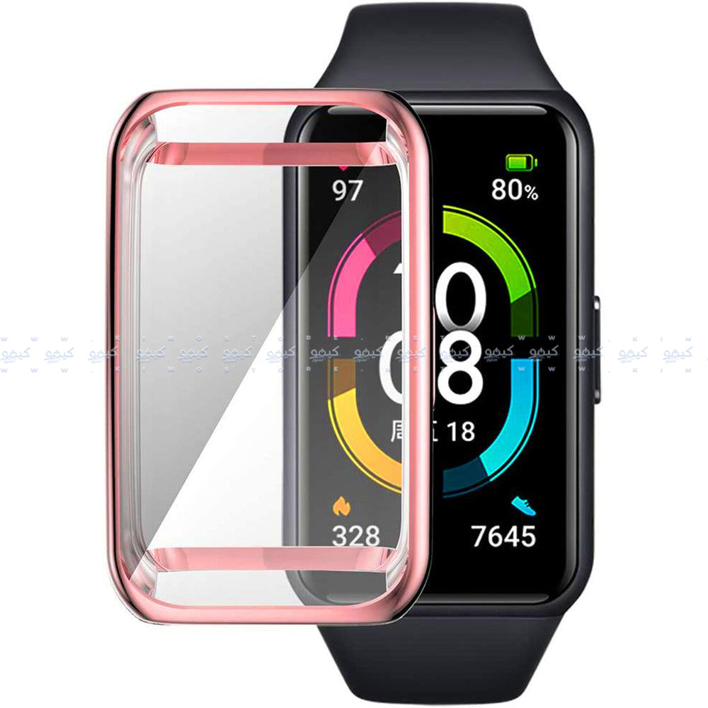 Smart Watch Silicone Full Cover With Frame Huawei Band 6