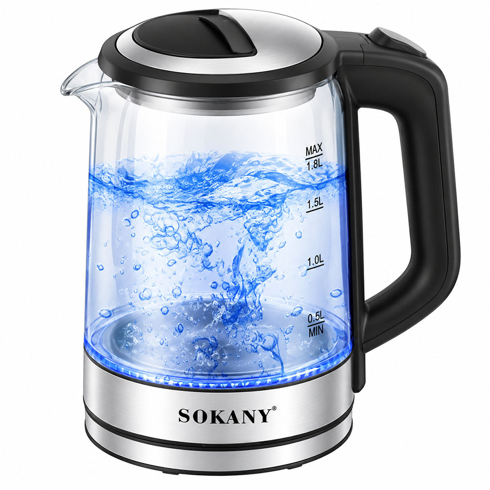 Sokany Glass Kettle SK-09012 1.8L 1500W