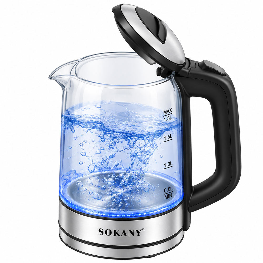 Sokany Glass Kettle SK-09012 1.8L 1500W