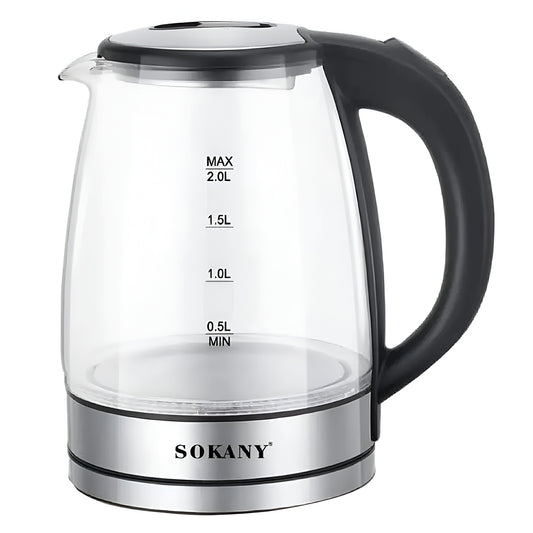 Sokany Glass Kettle SK-SH-1098 2L 1800W