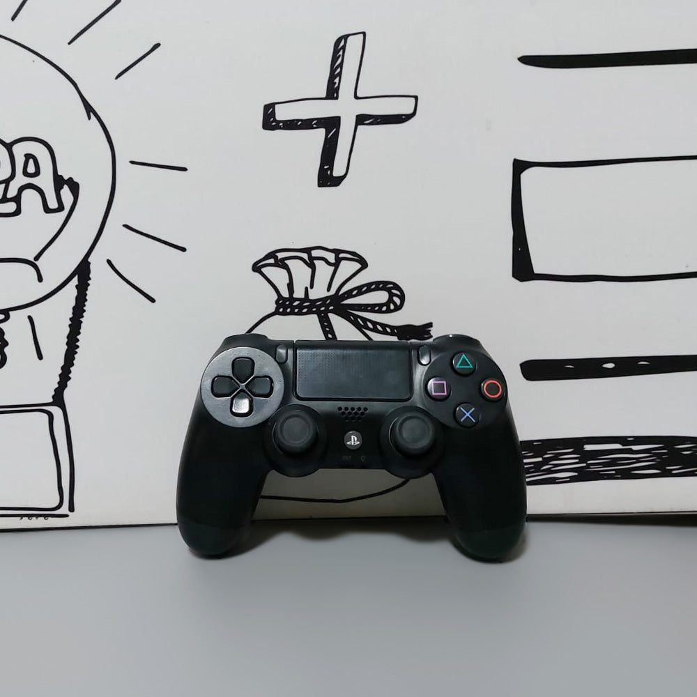 Sony PS4 Slim Console 500GB + Dualshock Wireless Controller Ver 10.5 (Original Used) - Black