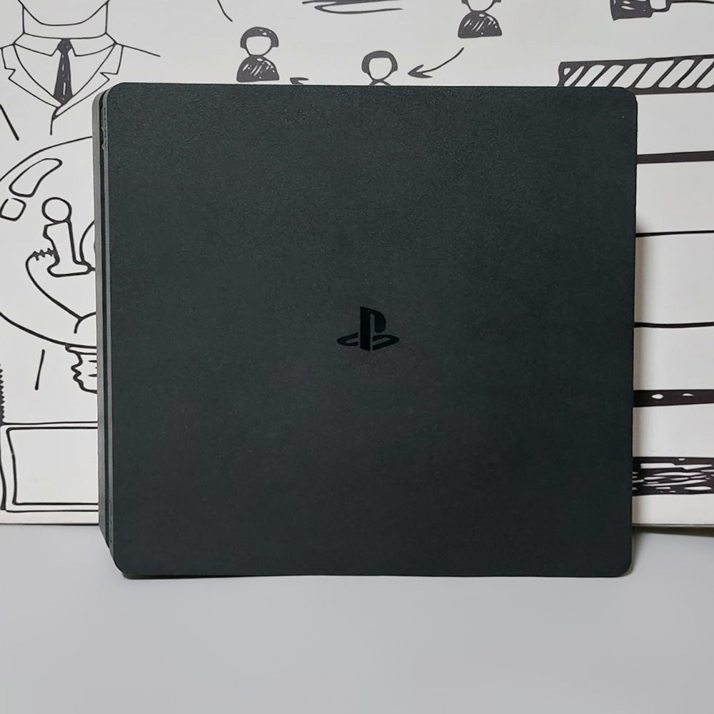 Sony PS4 Slim Console 500GB + Dualshock Wireless Controller Ver 10.5 (Original Used) - Black