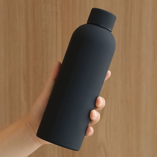 Stainless Steel Thermal Bottle 500ml - Black