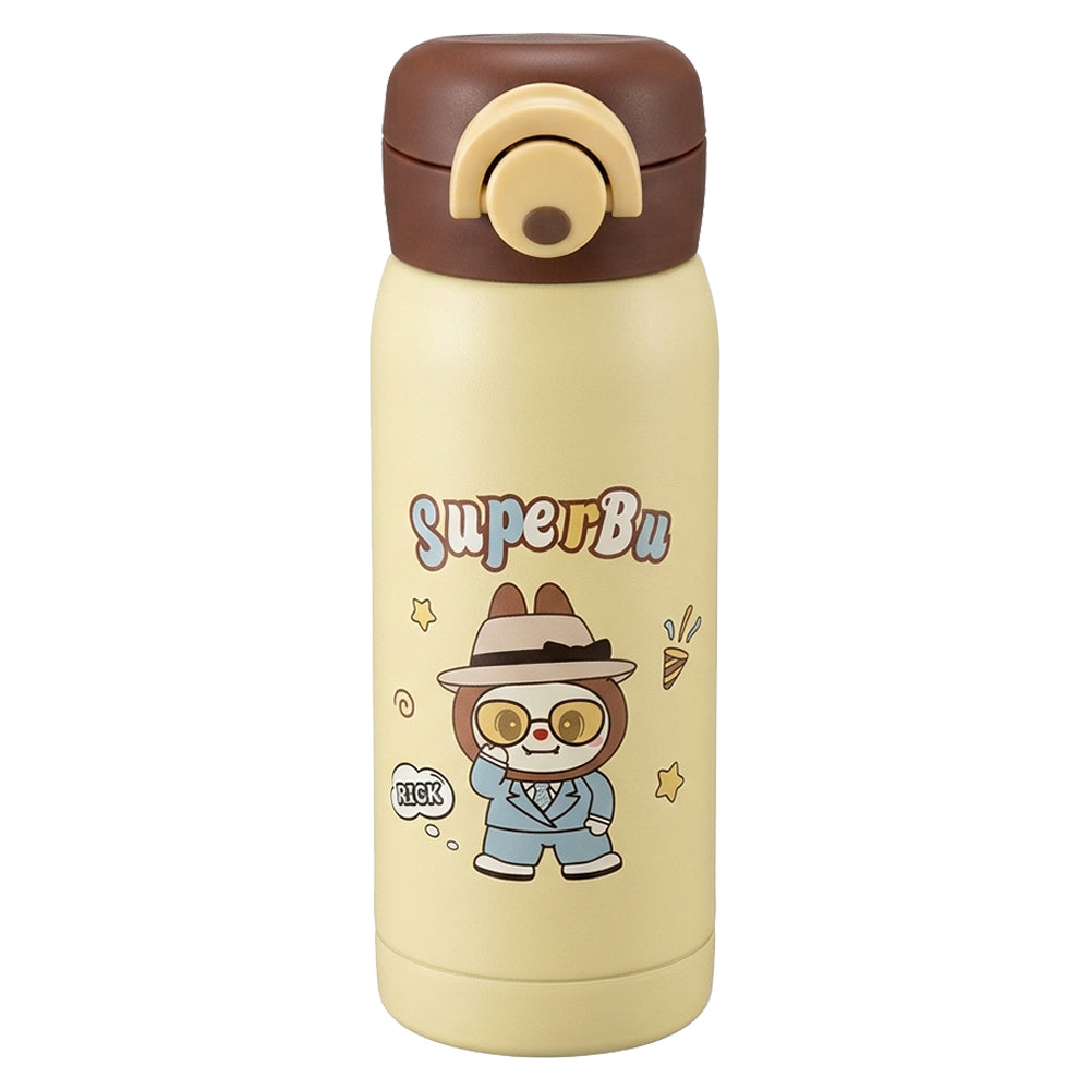 SuperBu Stainless Steel Thermal Mug Push Button 420ml