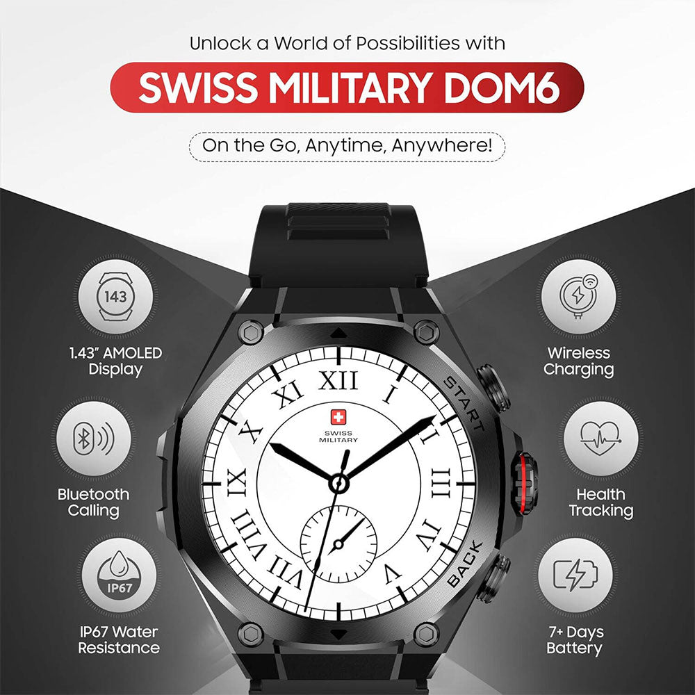 Swiss Military DOM 6 Smart Watch 