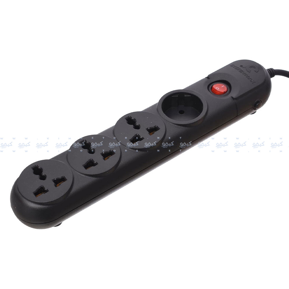 SystemMax SMPG-4P 4Port Power Strip 2500W 