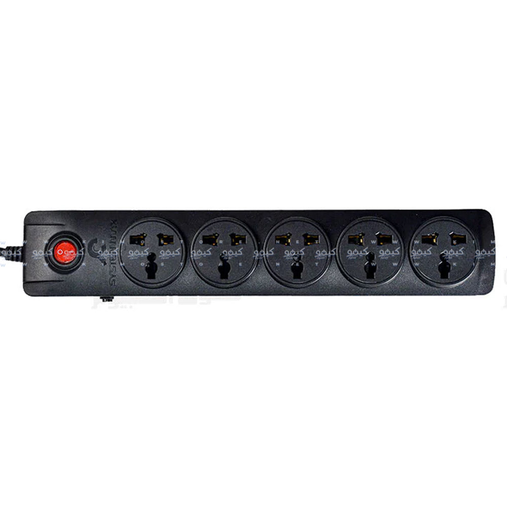 SystemMax SMPU-5P 5Port Power Strip 2500W 