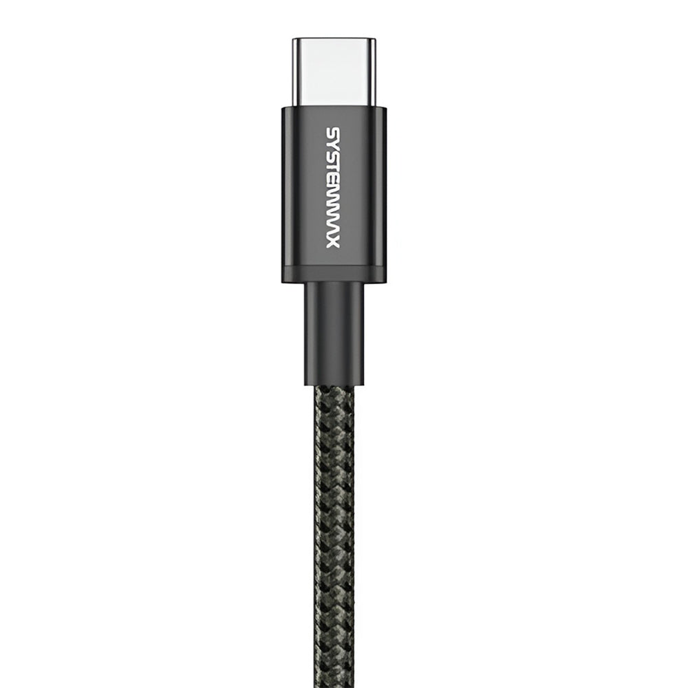 Systemmax N29 Type-C To Lightning Cable 30W Fast Charging 1m - Black