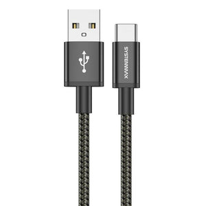 Systemmax N31 USB To Lightning Cable 30W Fast Charging 1m - Black