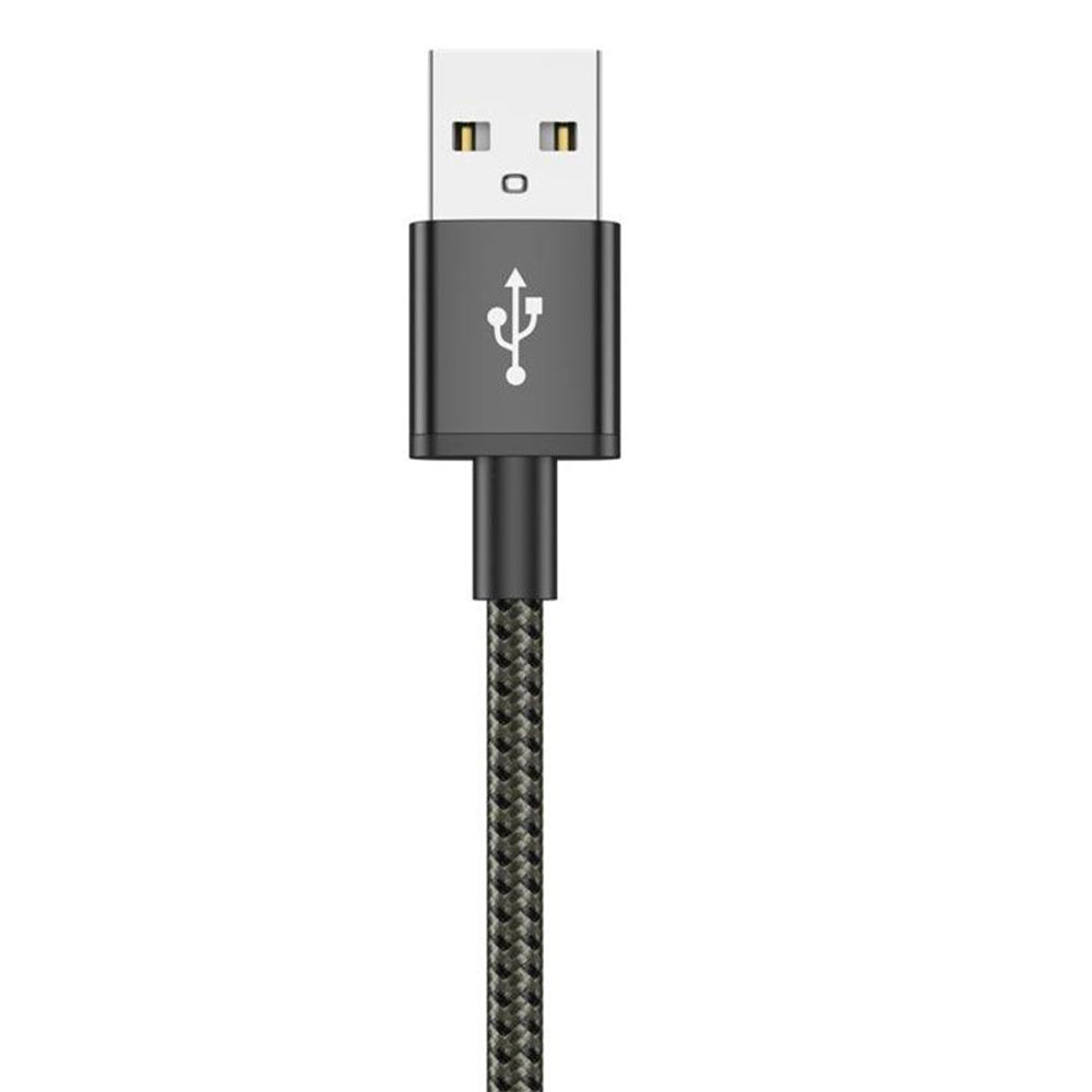Systemmax N31 USB To Lightning Cable 30W Fast Charging 1m - Black