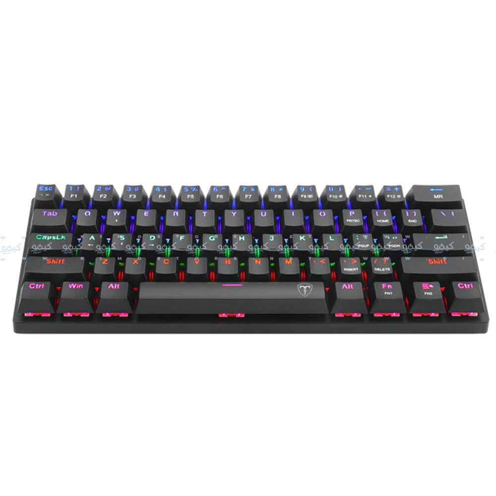 T-Dagger TGK321 Red Switch Wired Rainbow Gaming Keyboard English & Arabic