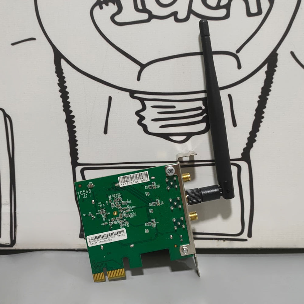 TP-Link TL-WDN4800 PCI Express Wireless Desktop Lan Card With 3 Antenna 450Mbps (Original Used)