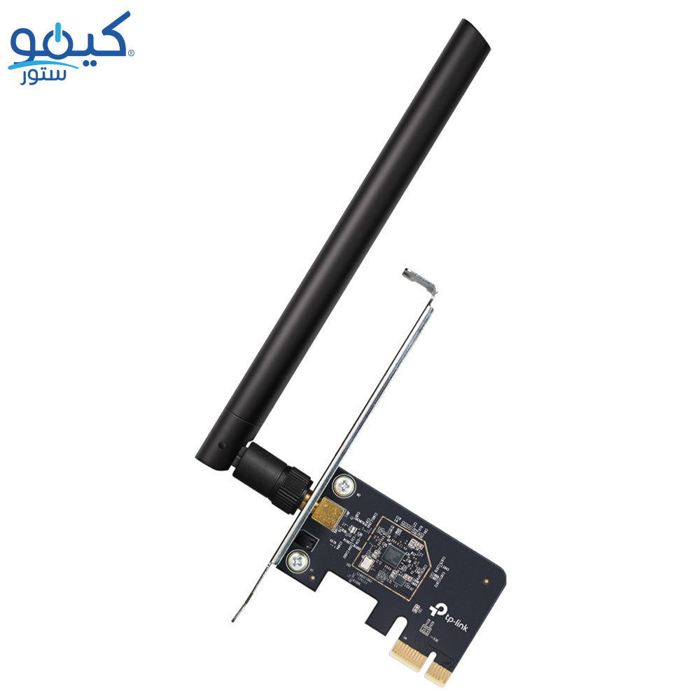 كارت لان تى بي لينك بي سي اي اكسبريس لاسلكي 600 ميجابايت في الثانية Archer T2E AC600 Dual Band
